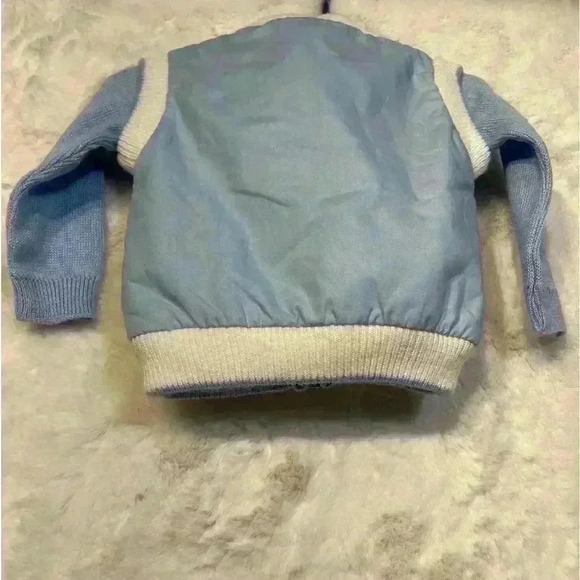 Vintage Baby Boy Two Piece 12 Month Sweater & Vest Classic Winter Theme Snowman - Picture 6 of 9